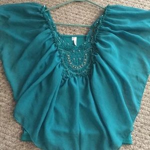Cute Teal shirt from Maurice's.